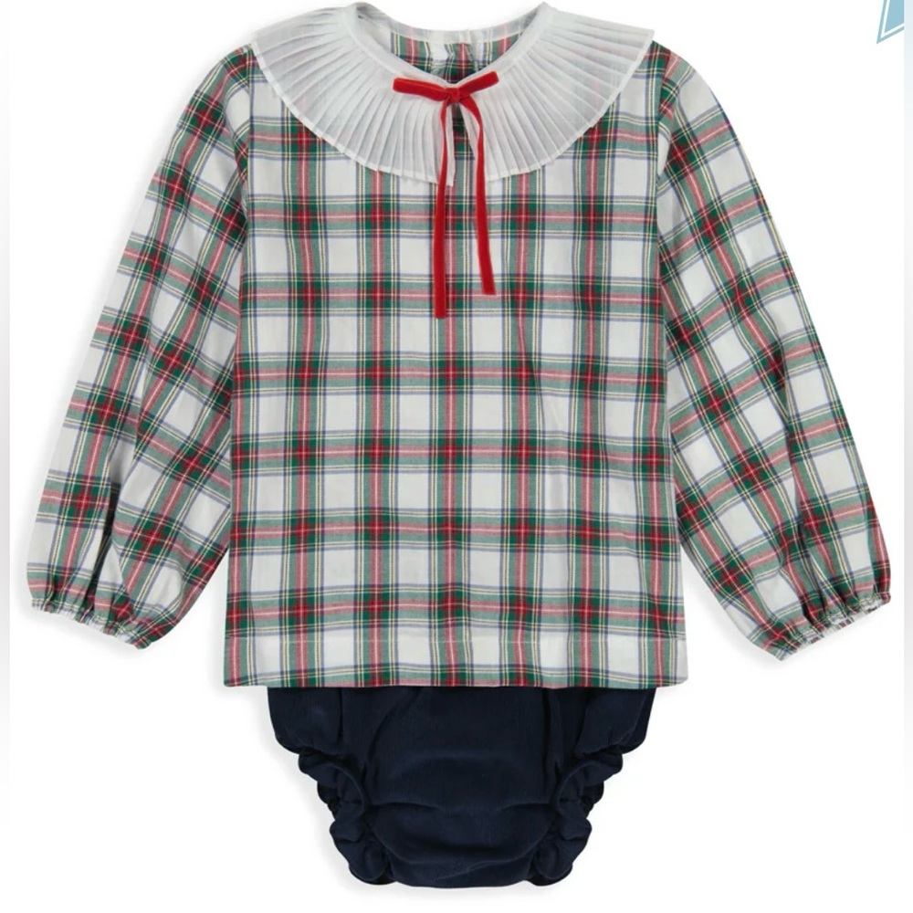 Bella Bliss Madi Bloomer Plaid Set, Brand New with tag